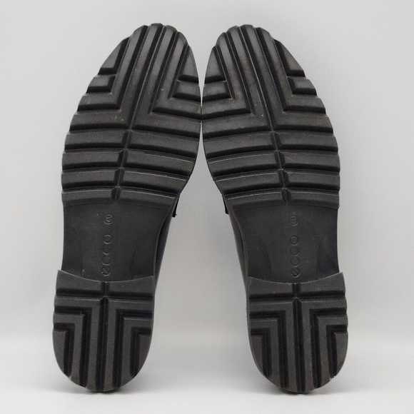 Ecco Black Leather Loafers - Picture 7 of 13